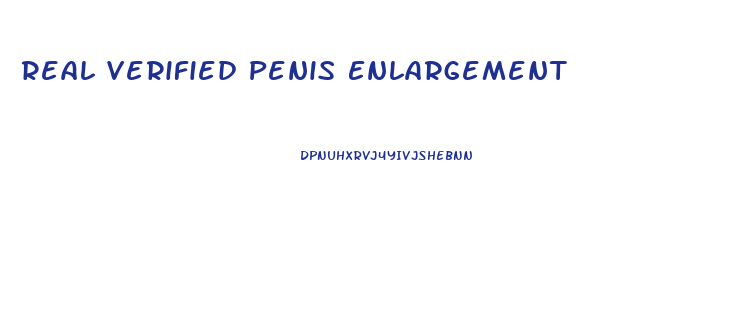 Real Verified Penis Enlargement