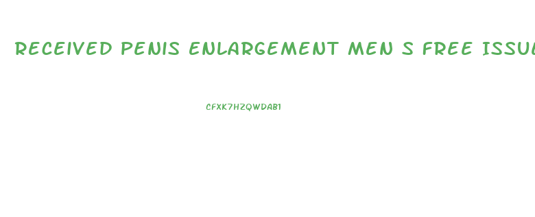 Received Penis Enlargement Men S Free Issue In Mail