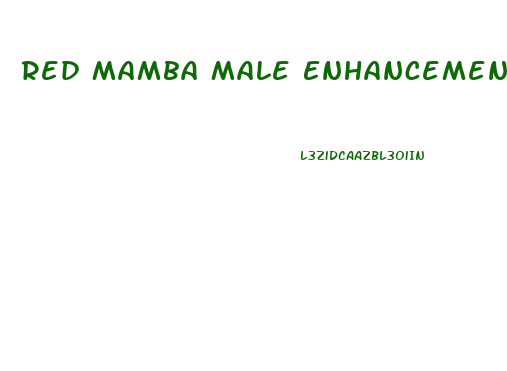 Red Mamba Male Enhancement