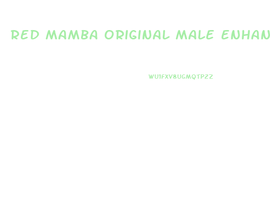 Red Mamba Original Male Enhancement Review