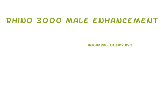 Rhino 3000 Male Enhancement