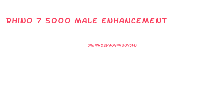 Rhino 7 5000 Male Enhancement