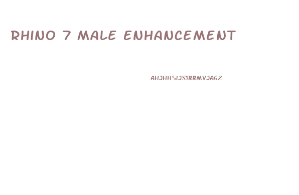 Rhino 7 Male Enhancement