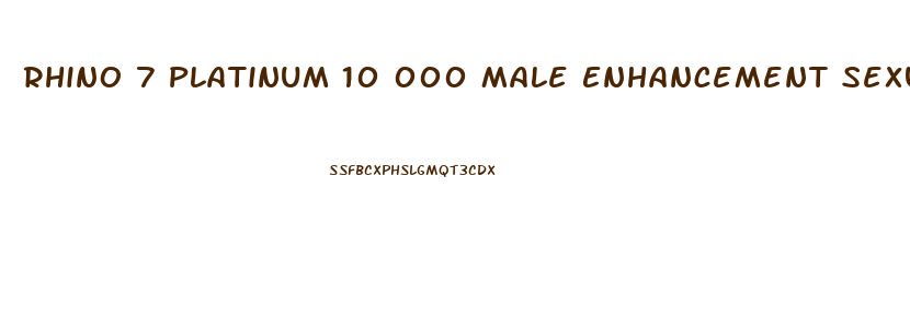Rhino 7 Platinum 10 000 Male Enhancement Sexual Performance Supplement