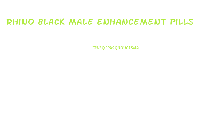 Rhino Black Male Enhancement Pills