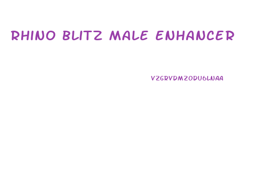 Rhino Blitz Male Enhancer