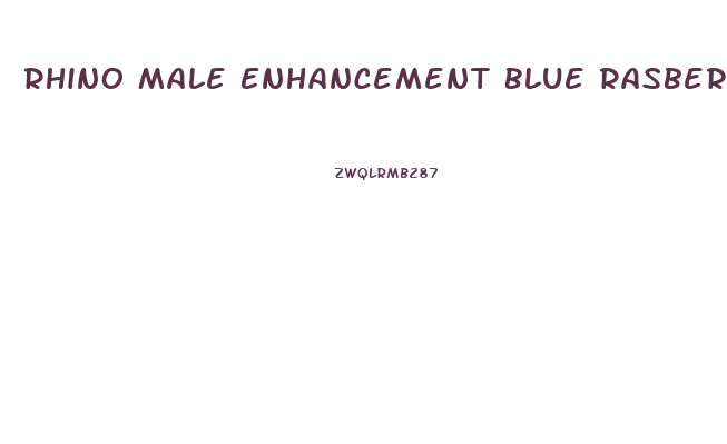 Rhino Male Enhancement Blue Rasberry Shot