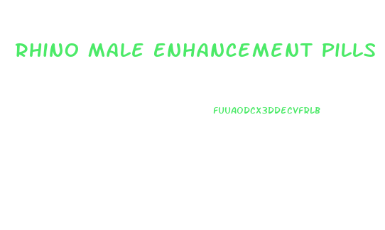 Rhino Male Enhancement Pills