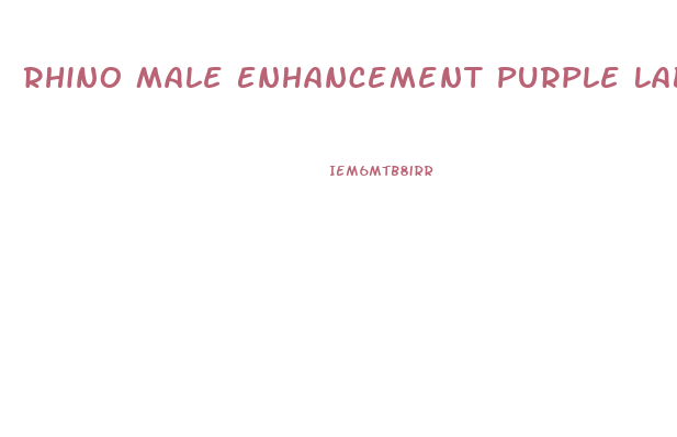 Rhino Male Enhancement Purple Label