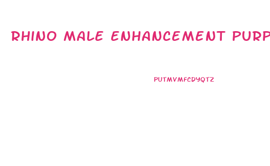 Rhino Male Enhancement Purple Label