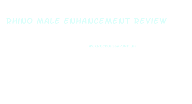 Rhino Male Enhancement Review