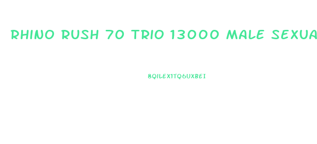 Rhino Rush 70 Trio 13000 Male Sexual Enhancer Pill