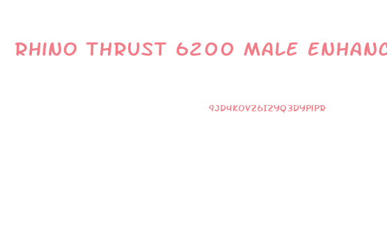 Rhino Thrust 6200 Male Enhancement