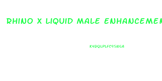 Rhino X Liquid Male Enhancement