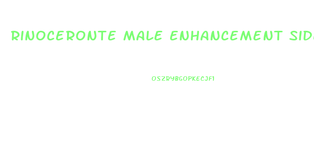 Rinoceronte Male Enhancement Side Effects