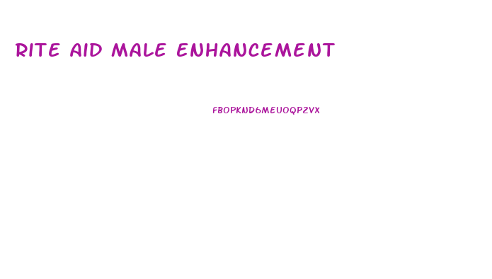 Rite Aid Male Enhancement