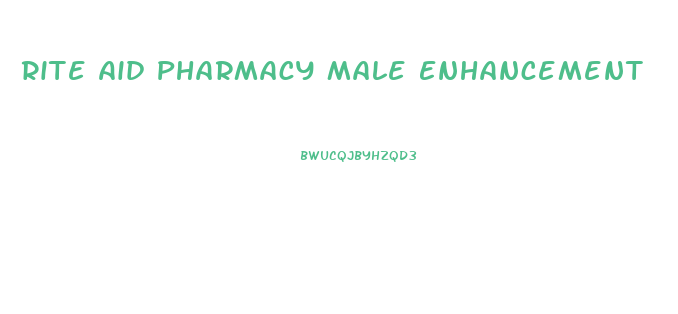 Rite Aid Pharmacy Male Enhancement