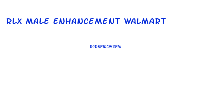 Rlx Male Enhancement Walmart