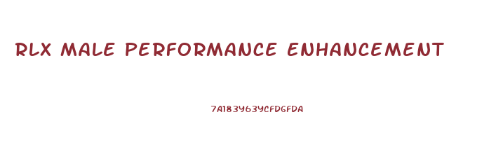 Rlx Male Performance Enhancement