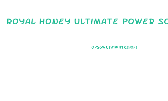 Royal Honey Ultimate Power Source Male Enhancement