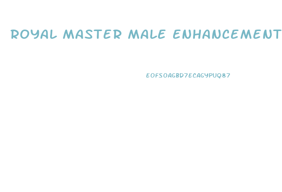 Royal Master Male Enhancement 6ct Bottle
