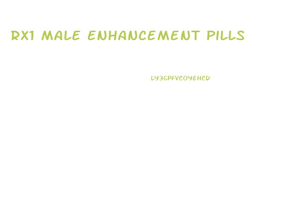 Rx1 Male Enhancement Pills