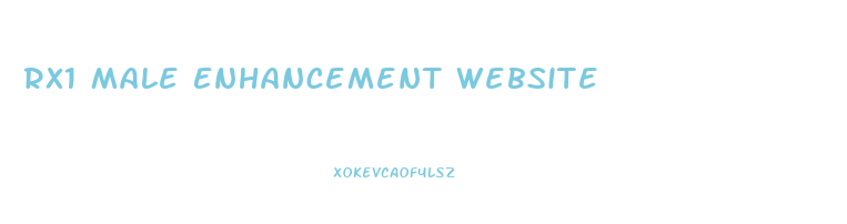 Rx1 Male Enhancement Website