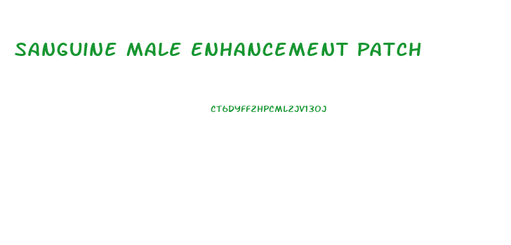 Sanguine Male Enhancement Patch