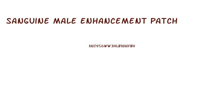 Sanguine Male Enhancement Patch