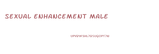 Sexual Enhancement Male