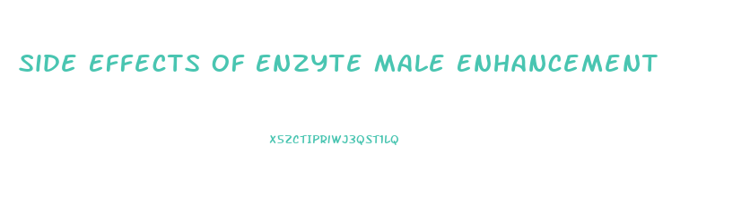 Side Effects Of Enzyte Male Enhancement