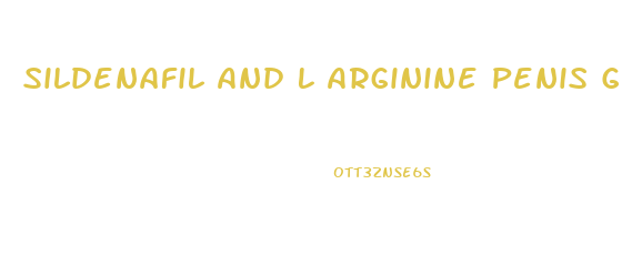 Sildenafil And L Arginine Penis Growth