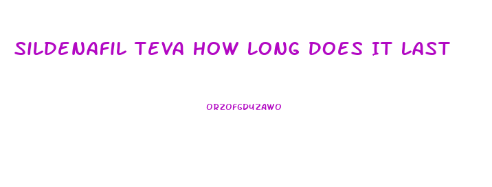 Sildenafil Teva How Long Does It Last