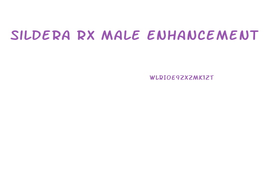 Sildera Rx Male Enhancement