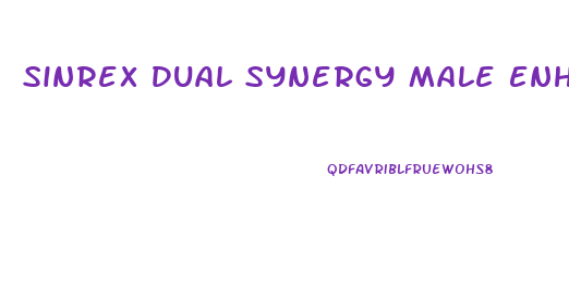 Sinrex Dual Synergy Male Enhancement Supplements