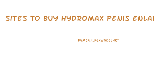 Sites To Buy Hydromax Penis Enlarger Pump