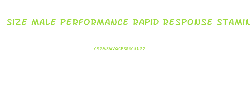 Size Male Performance Rapid Response Stamina Enhancement 60 Tablets