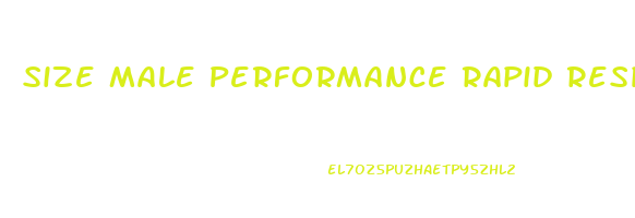 Size Male Performance Rapid Response Stamina Enhancement 60 Tablets