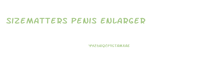 Sizematters Penis Enlarger