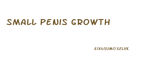 Small Penis Growth