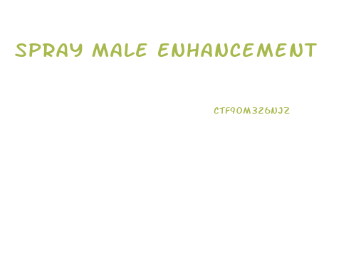 Spray Male Enhancement