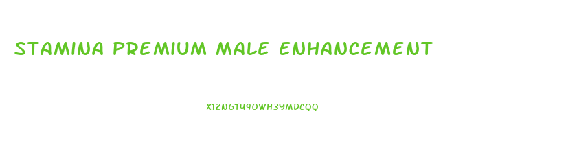 Stamina Premium Male Enhancement