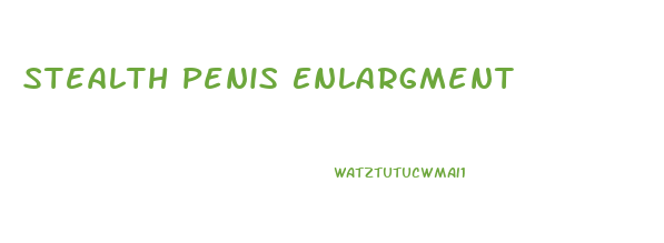 Stealth Penis Enlargment