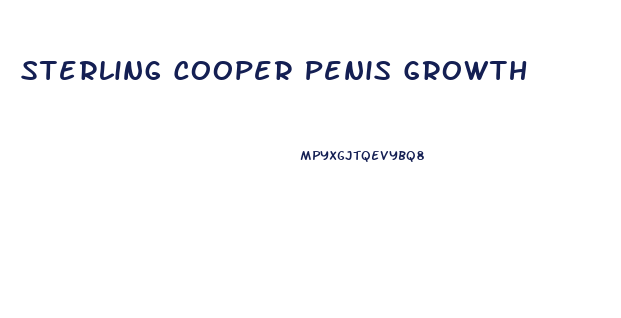 Sterling Cooper Penis Growth