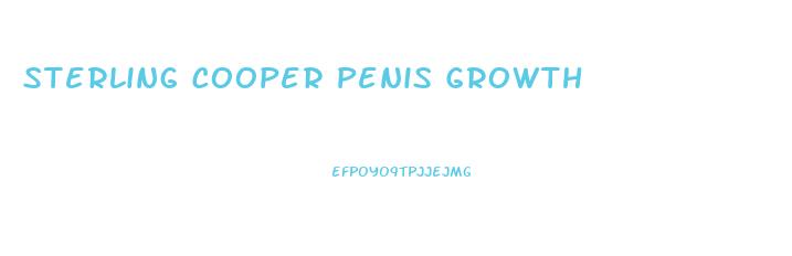 Sterling Cooper Penis Growth