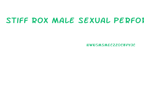 Stiff Rox Male Sexual Performance Enhancement 10 Pills