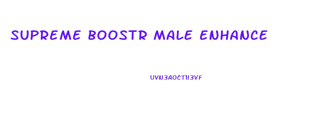 Supreme Boostr Male Enhance