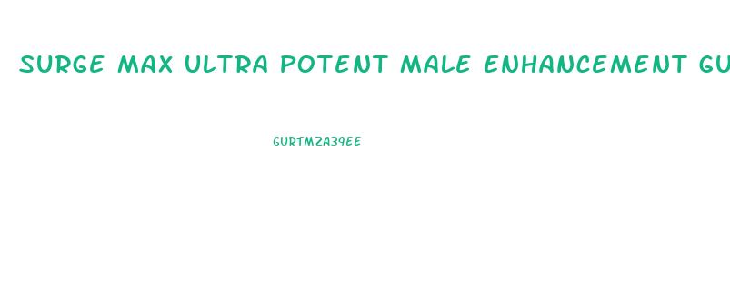 Surge Max Ultra Potent Male Enhancement Gummies With Cbd