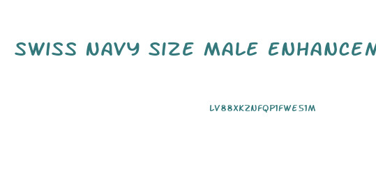 Swiss Navy Size Male Enhancement Capsules Reviews