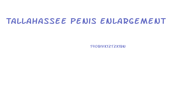 Tallahassee Penis Enlargement